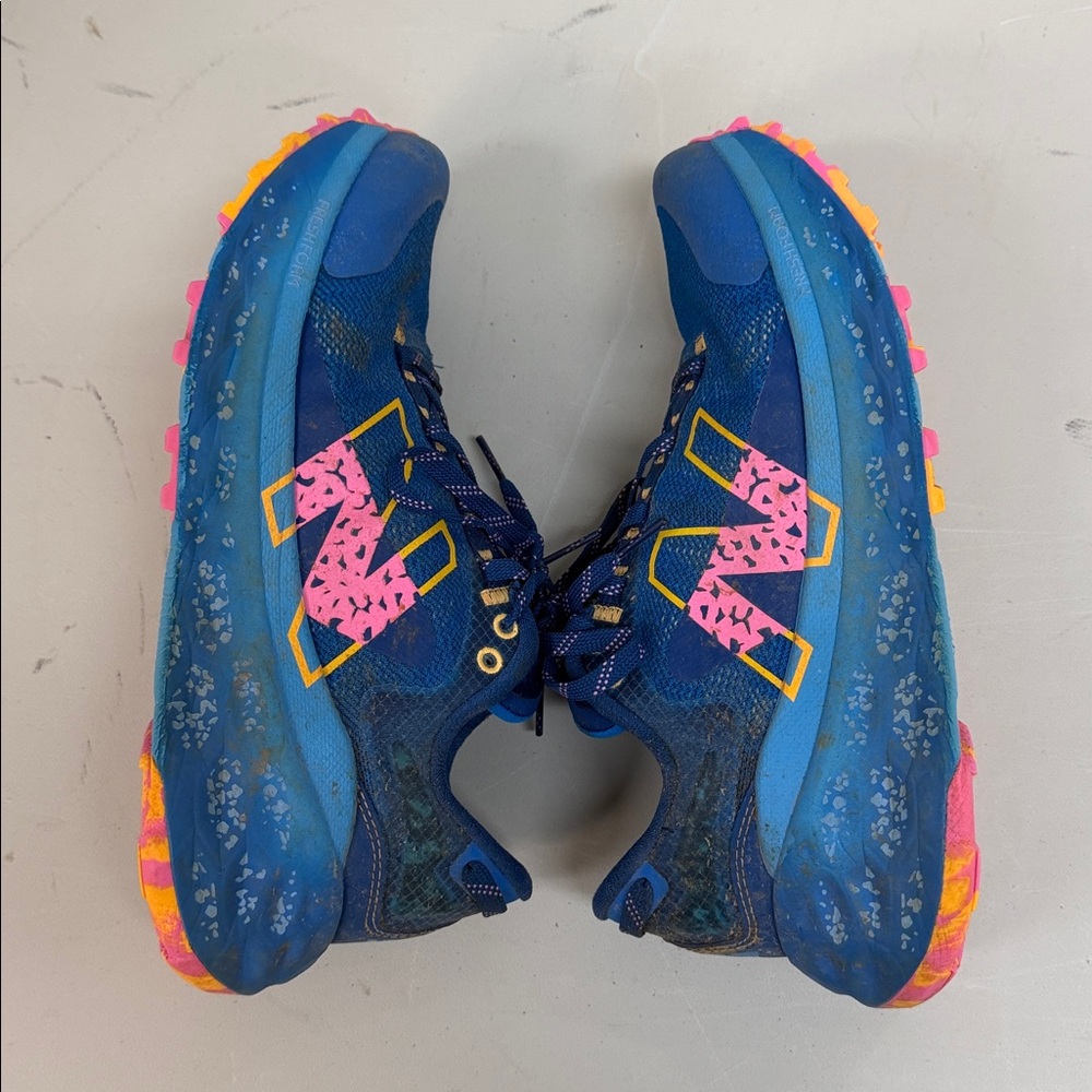 New Balance Fresh Foam X More V2 Women's Sz 9.5 Blue Pink! - Picture 5 of 8